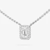 Messika White Gold Joy 0.25ct Emerald Cut Diamond Necklace 15088-WG