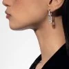 Move Link 18ct White Gold Diamond Drop Earrings 12469-WG