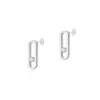 Messika Move Uno Classique 18ct White Gold Diamond Earrings 12182-WG
