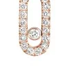 Messika Move Uno Rose Gold Diamond Hoop Earrings E12037PG