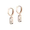 Messika Move Uno Rose Gold Diamond Hoop Earrings E12037PG
