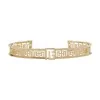 Balmain 18ct Yellow Gold Labyrinth Frieze Bangle ABAJ02BR00001