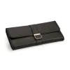 Wolf Black Jewellery Roll