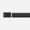 Montblanc Rectangle Belt 30mm 114421 Saffiano Leather Black
