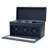 Wolf Earth Midnight Blue Triple Watch Winder 190517