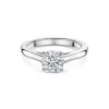 Platinum Lab Grown 1.00ct Round Brilliant Diamond Solitaire Ring