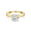 18ct Yellow Gold Lab Grown 1.50ct Round Brilliant Diamond Solitaire Ring