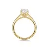 18ct Yellow Gold Lab Grown 1.50ct Round Brilliant Diamond Solitaire Ring