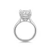 Platinum Lab Grown 5ct Round Brilliant Diamond Solitaire Ring