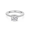 Platinum Round Brilliant 2.20ct Lab Grown Diamond Shoulders Ring