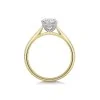 18ct Yellow Gold 1.00ct Round Brilliant Lab Grown Diamond Solitaire Ring