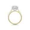18ct Yellow Gold Brilliant Cut 3.00ct Lab Grown Diamond Set Shoulder Solitaire Ring