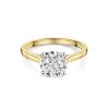 18ct Yellow Gold Lab Grown 2.00ct Round Brilliant Diamond Solitaire Ring