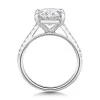 Platinum Lab Grown 5.25ct Oval Diamond Solitaire Ring