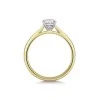 18ct Yellow Gold 1.00ct Oval Cut Lab grown Diamond Solitaire Ring