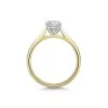 18ct Yellow Gold Oval 1.50ct Lab Grown Diamond Solitaire Ring