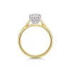 18ct Yellow Gold 2ct Lab Grown Oval Diamond Solitaire Ring