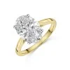 18ct Yellow Gold Oval Cut 4.00ct Lab Grown Diamond Solitaire Ring