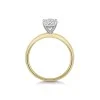 9ct Yellow Gold Oval Cut 1.00ct Lab Grown Diamond Solitaire 4 Claw Ring