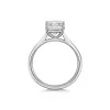 Platinum Emerald Cut 3.00ct Lab Grown Diamond Ring