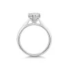 Platinum Pear Cut 1.50ct Lab Grown Diamond Solitaire Ring