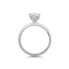 9ct White Gold Pear Shape 1.00ct Lab Grown Diamond 4 Claw Solitaire Ring