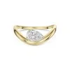 9ct Yellow Gold Pear Shape 0.75ct Lab Grown Diamond Solitaire Ring