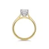 18ct Yellow Gold Lab Grown 2.00ct Radiant Diamond Solitaire Ring