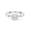Platinum Round Brilliant 1.50ct Lab Grown Diamond 3 Stone Ring