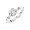 Platinum Round Brilliant 1.50ct Lab Grown Diamond 3 Stone Ring