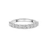 Platinum Lab Grown 1ct Round Brilliant Claw Set Diamond Eternity Ring