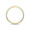 18ct Yellow Gold Lab Grown Round Brilliant 0.15ct Diamond Claw Set Half Eternity Ring