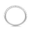 Platinum Round Brilliant 0.33ct Lab Grown Diamond Claw Set Half Eternity Ring