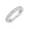 Platinum Oval Cut 1.90ct Lab Grown Diamond Eternity Ring
