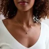 18ct White Gold Round Brilliant 1.00ct Lab Grown Diamond 4 Claw Pendant