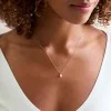 18ct White Gold Lab Grown 0.40ct Oval Cut Diamond 4 Claw Solitaire Pendant