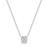 9ct White Gold 0.75ct Round Brilliant Lab Grown Diamond 4 Claw Pendant