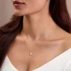 9ct White Gold Round Brilliant 1.00ct Lab Grown Diamond 4 Claw Pendant
