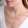 9ct White Gold Round Brilliant 1.50ct Lab Grown Diamond 4 Claw Pendant