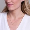9ct Yellow Gold Emerald Cut 1.00ct Lab Grown Diamond Rub Over Pendant