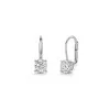 18ct White Gold Round Brilliant 1.00ct Lab Grown Diamond Drop Earrings