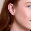 18ct White Gold Radiant Cut 2.00ct Lab Grown Diamond Stud Earrings