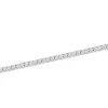 18ct White Gold Round Brilliant 7.00ct Lab Grown Diamond 4 Claw Tennis Bracelet