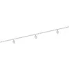 9ct White Gold Round Brilliant 0.50ct Lab Grown Diamond Drop Bracelet