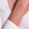 9ct White Gold Round Brilliant 0.50ct Lab Grown Diamond Drop Bracelet