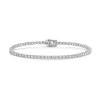 9ct White Gold Round Brilliant 3.00ct Lab Grown Diamond Tennis Bracelet