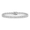 18ct White Gold Round Brilliant 15ct Lab Grown Diamond Bracelet