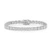 18ct White Gold Round Brilliant 18ct Lab Grown Diamond Bracelet