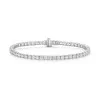 9ct White Gold Round Brilliant 7.00ct Lab Grown Diamond Bracelet