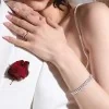 9ct White Gold Oval Cut 0.75ct Lab Grown Diamond Curved Band Solitaire Ring